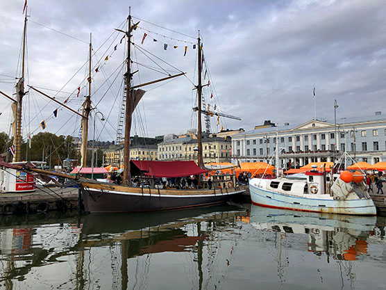 I Helsinfors centrum. Bild Tapio Heikkilä.